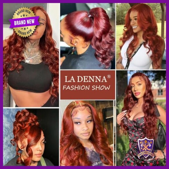 26 Inch Human Hair Lace Front Wig 200% Density Body Wave Glueless
